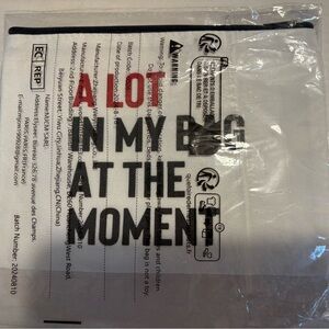 Chic Black and White Cosmetic Bag